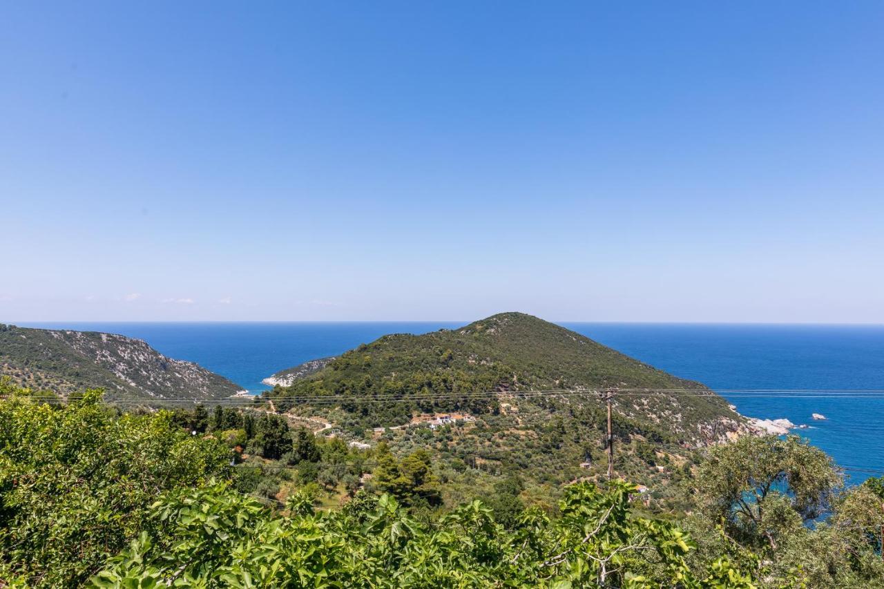 Villa Margini, Aegean Views , Pool Villa, Skopelos Eksteriør billede